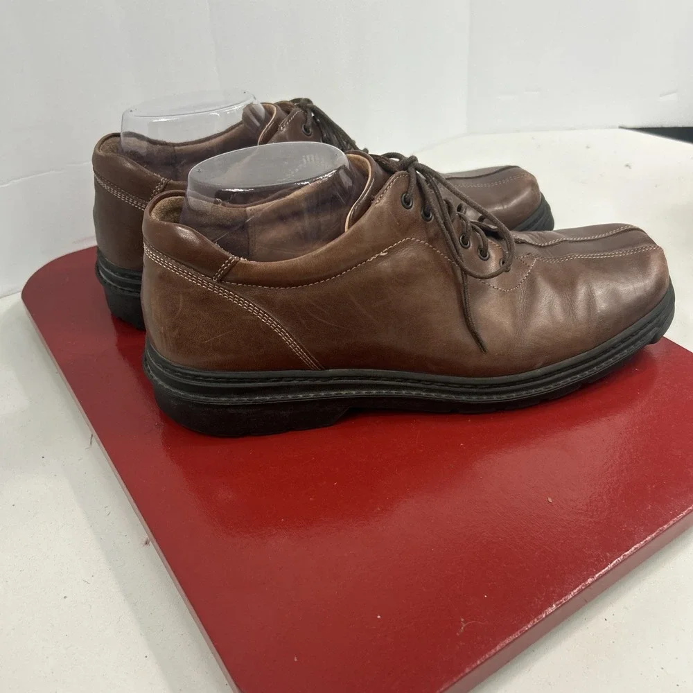 Vintage Bostonian Strada Size 9M Brown Mens Dress Lace‎ Up Cap Toe Comfort Shoes